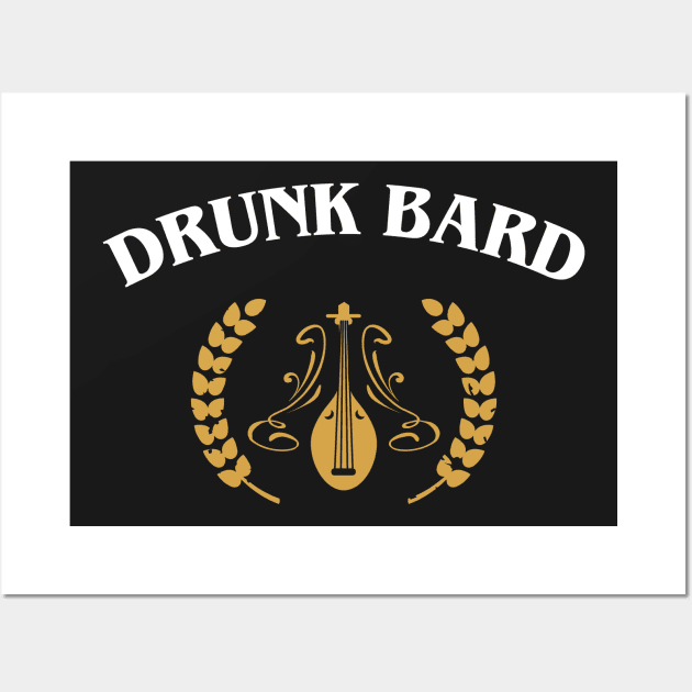 Drunk Bard Meme RPG Wall Art by pixeptional